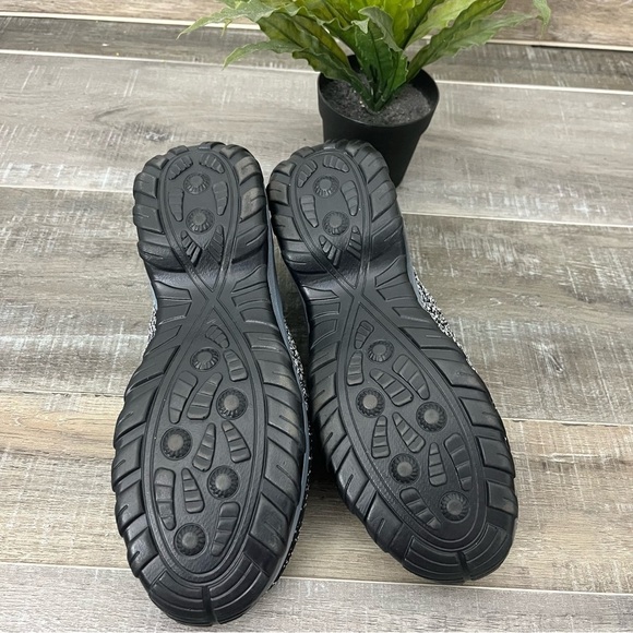 Slow Man Walking Black and Gray Sock Sneaker Size 38/8 - Picture 12 of 13